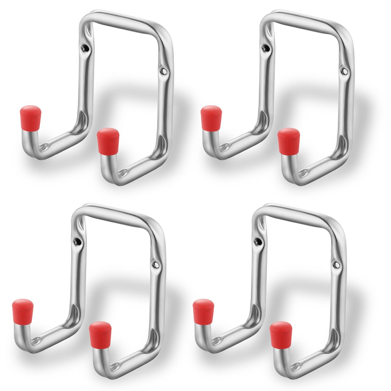 Juego de 4 ganchos multifuncionales Fuxtec FX-MH2 de hasta 20 kg de capacidad de carga