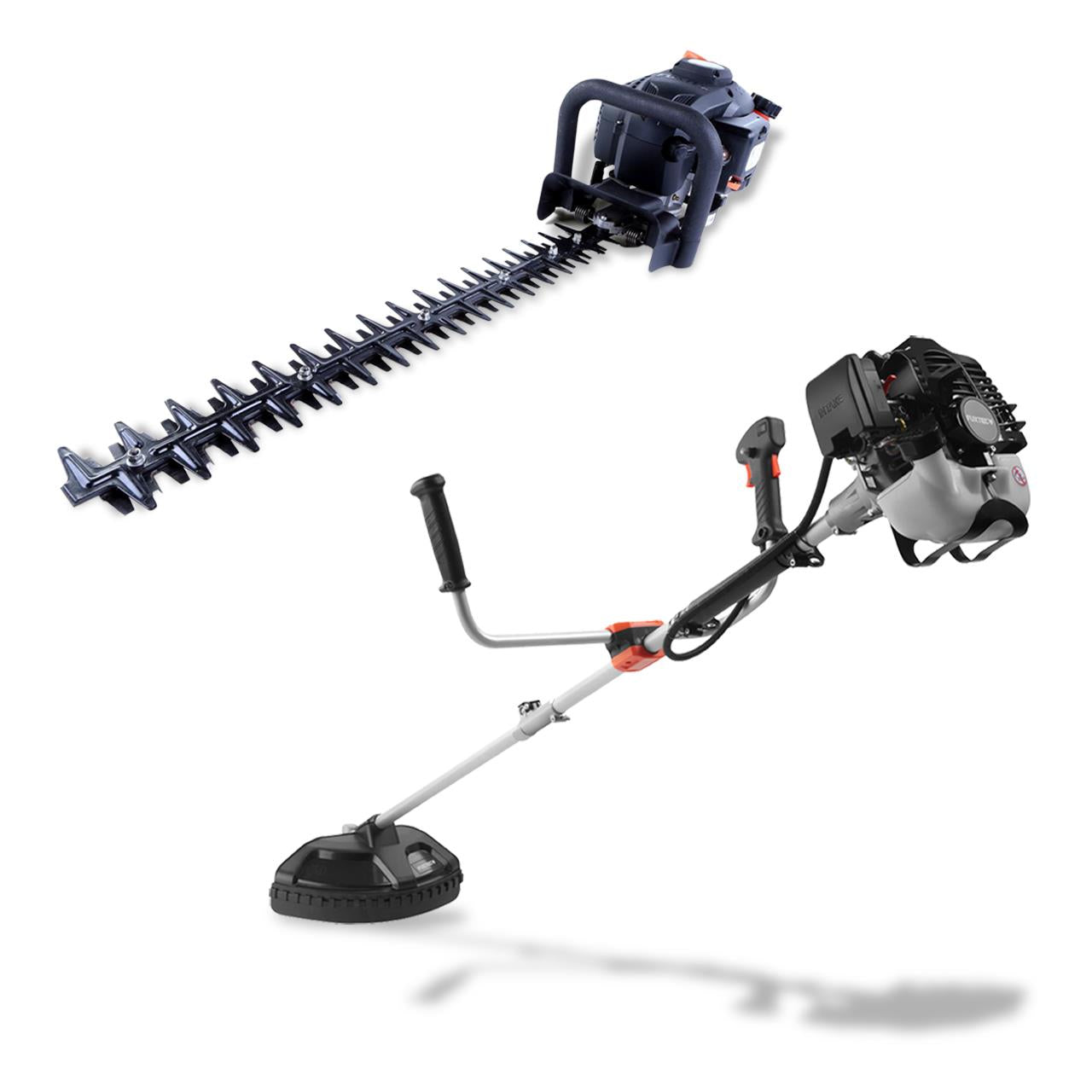 FUXTEC Paquete Cortacésped de gasolina FX-RM4180 y Cortasetos de gasolina FX-MH126