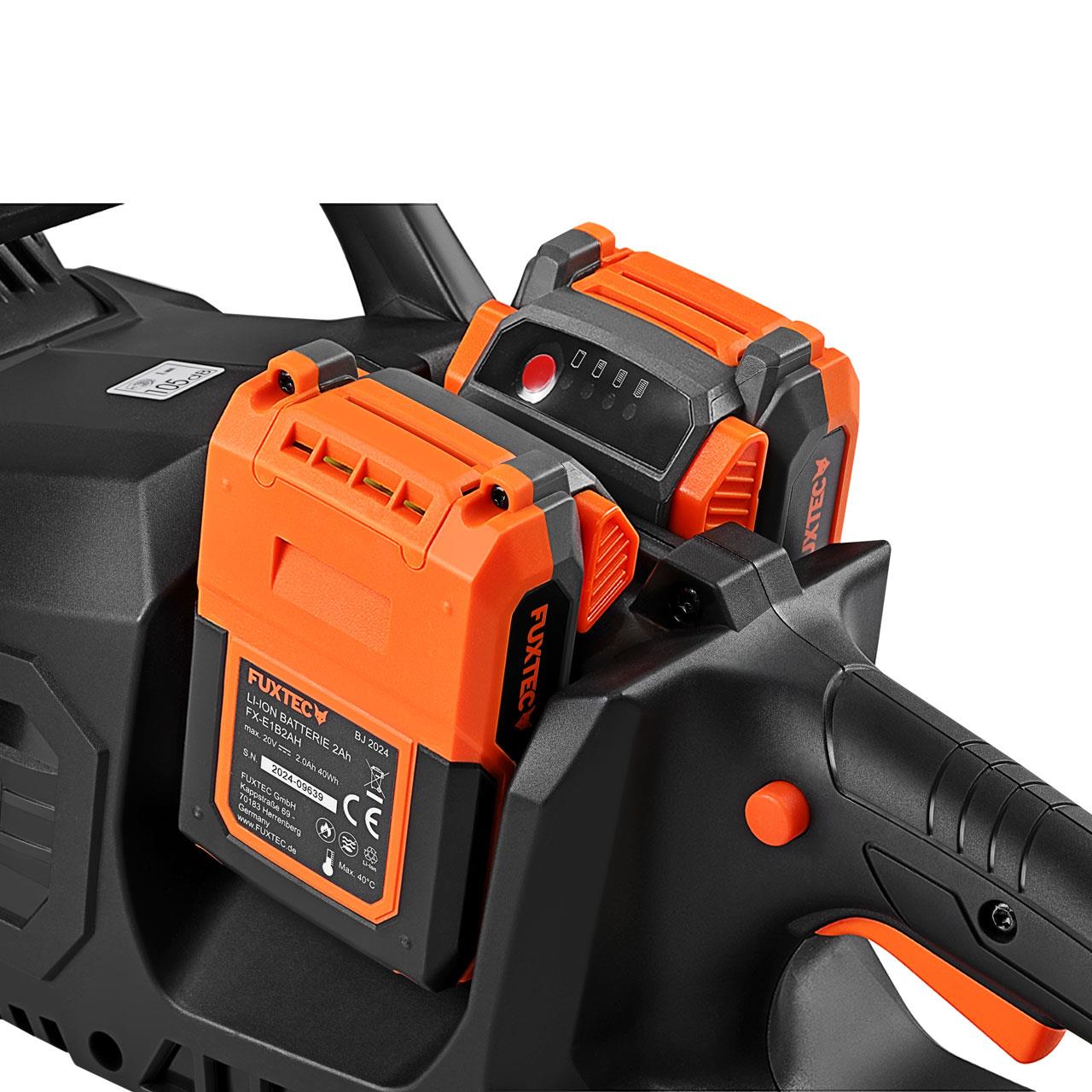 Motosierra a batería sin cable 2x20V FUXTEC FX-E2KSSET