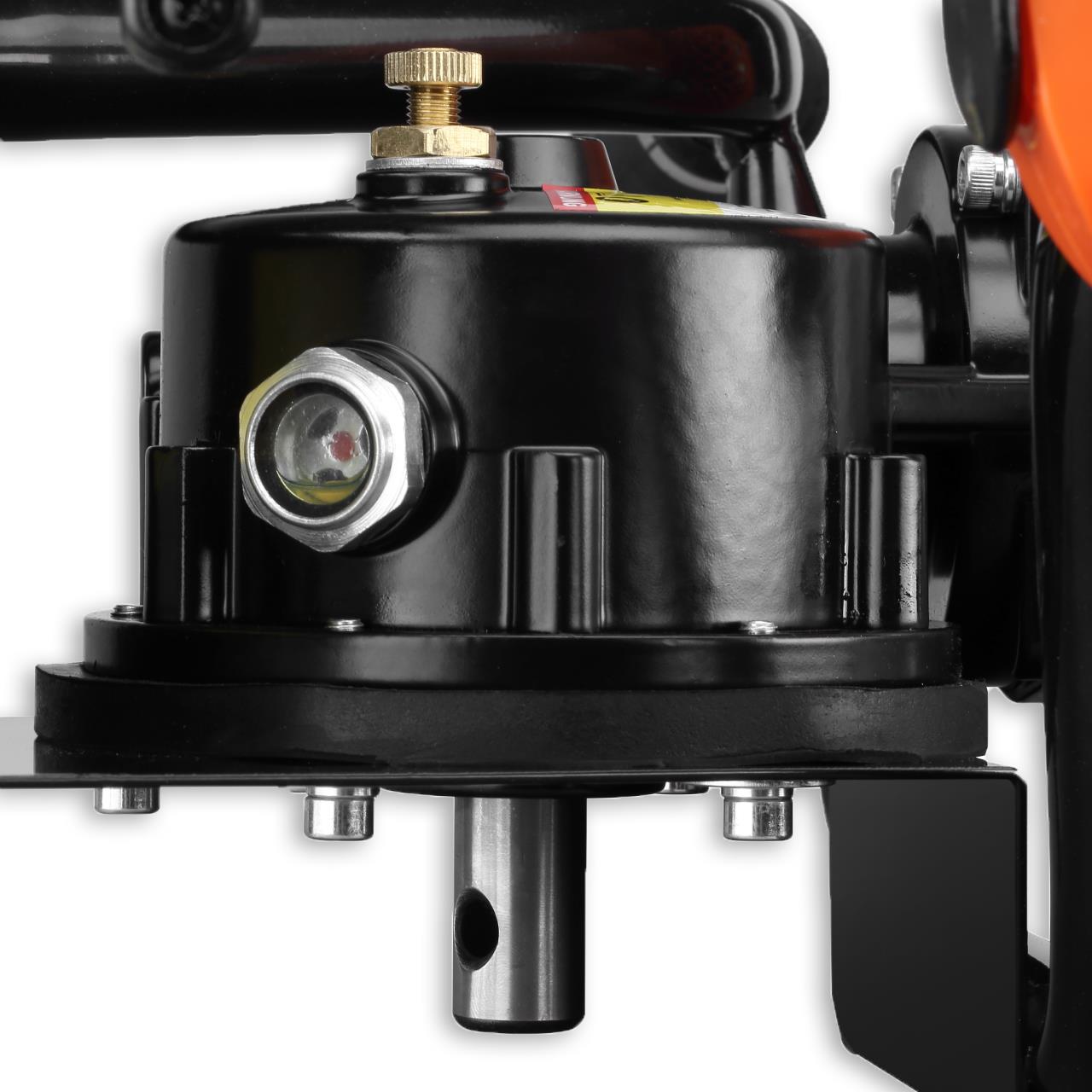 FUXTEC Taladro de Tierra Ahoyador Gasolina, Motor de 2 Tiempos FX-EB162 – 3,5CV, 62CC - con 3 Brocas de 100/150/200mm