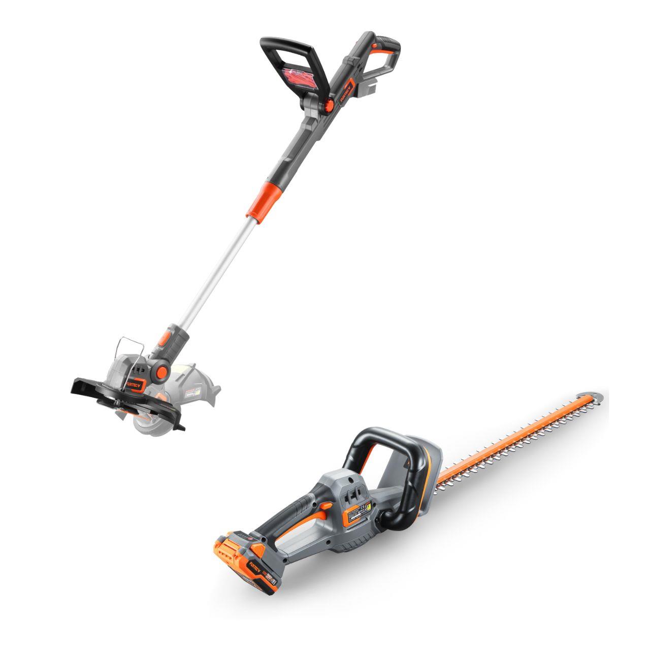 FUXTEC Juego de jardinería de 20 V FX-20VSET5