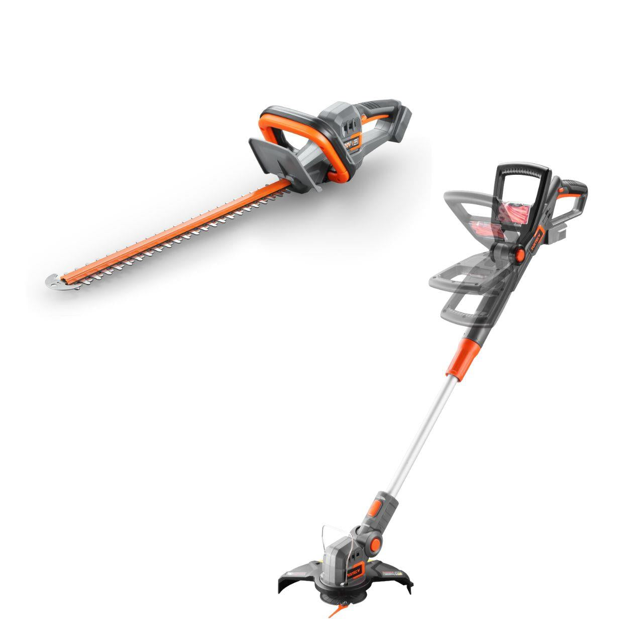 FUXTEC Juego de jardinería de 20 V FX-20VSET5