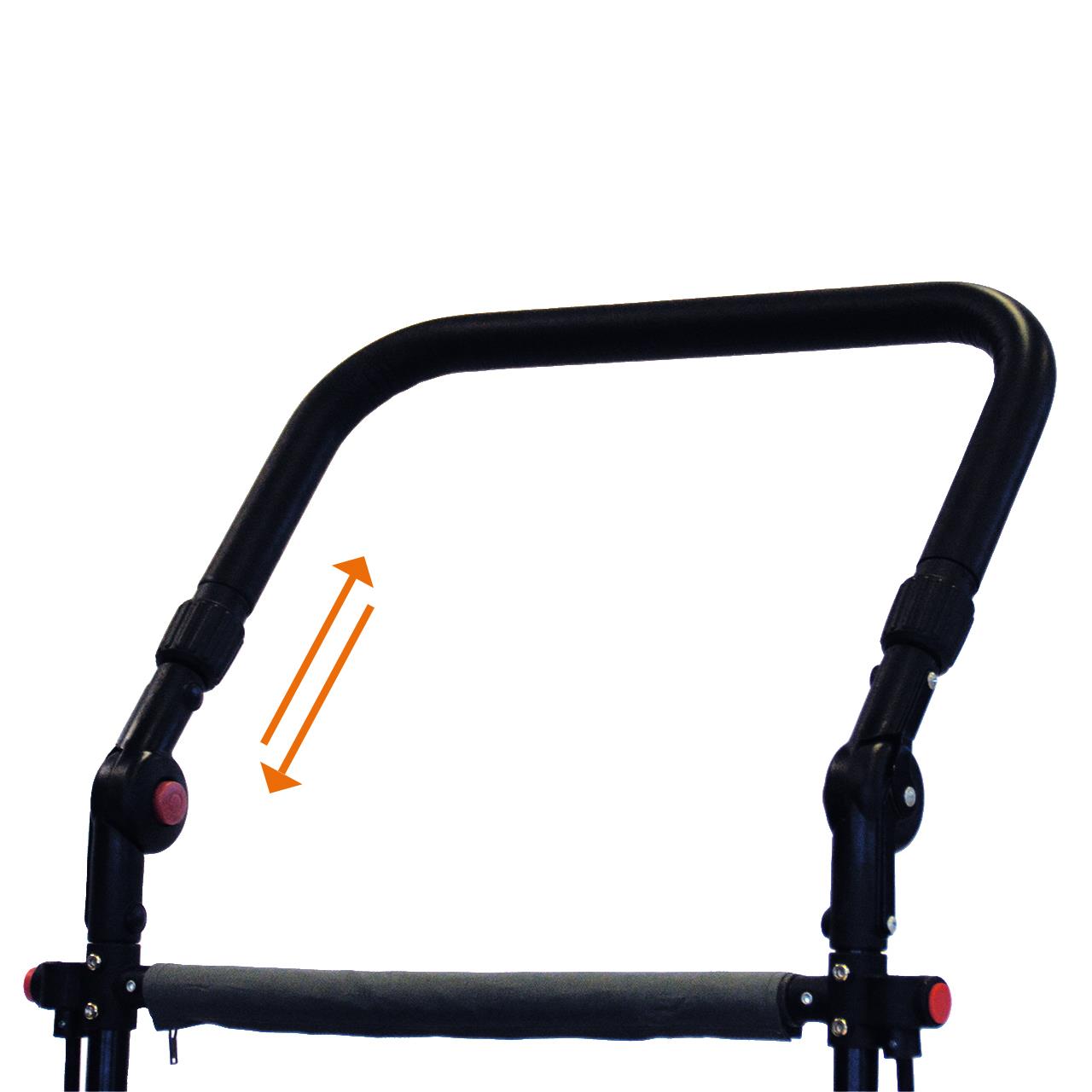 Empuñadura telescópica para Bollerwagen FX-CT-TSG para CT700/ 800/ 850