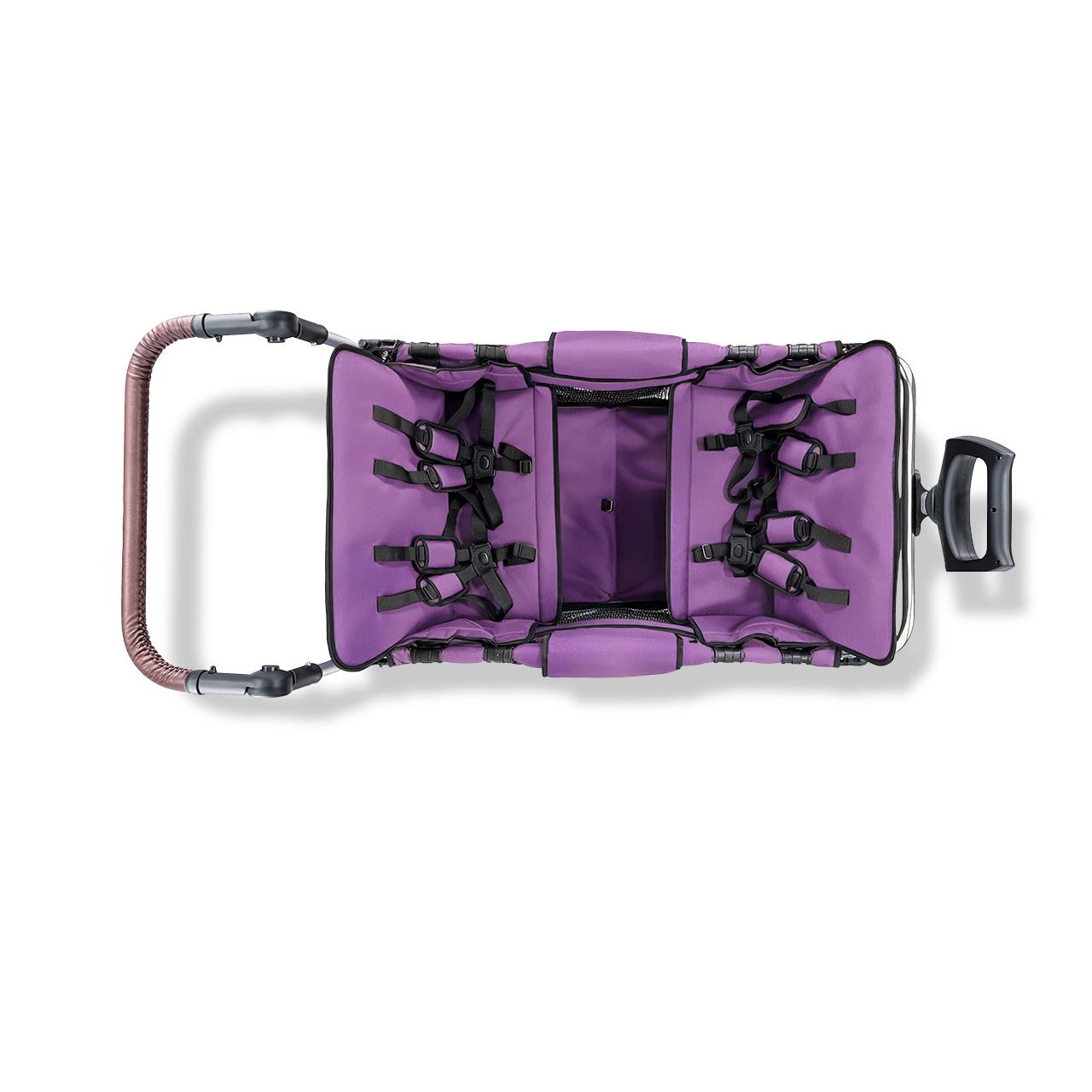 FUXLIFE Carro de mano Premium de 4 plazas FX-CTXL900