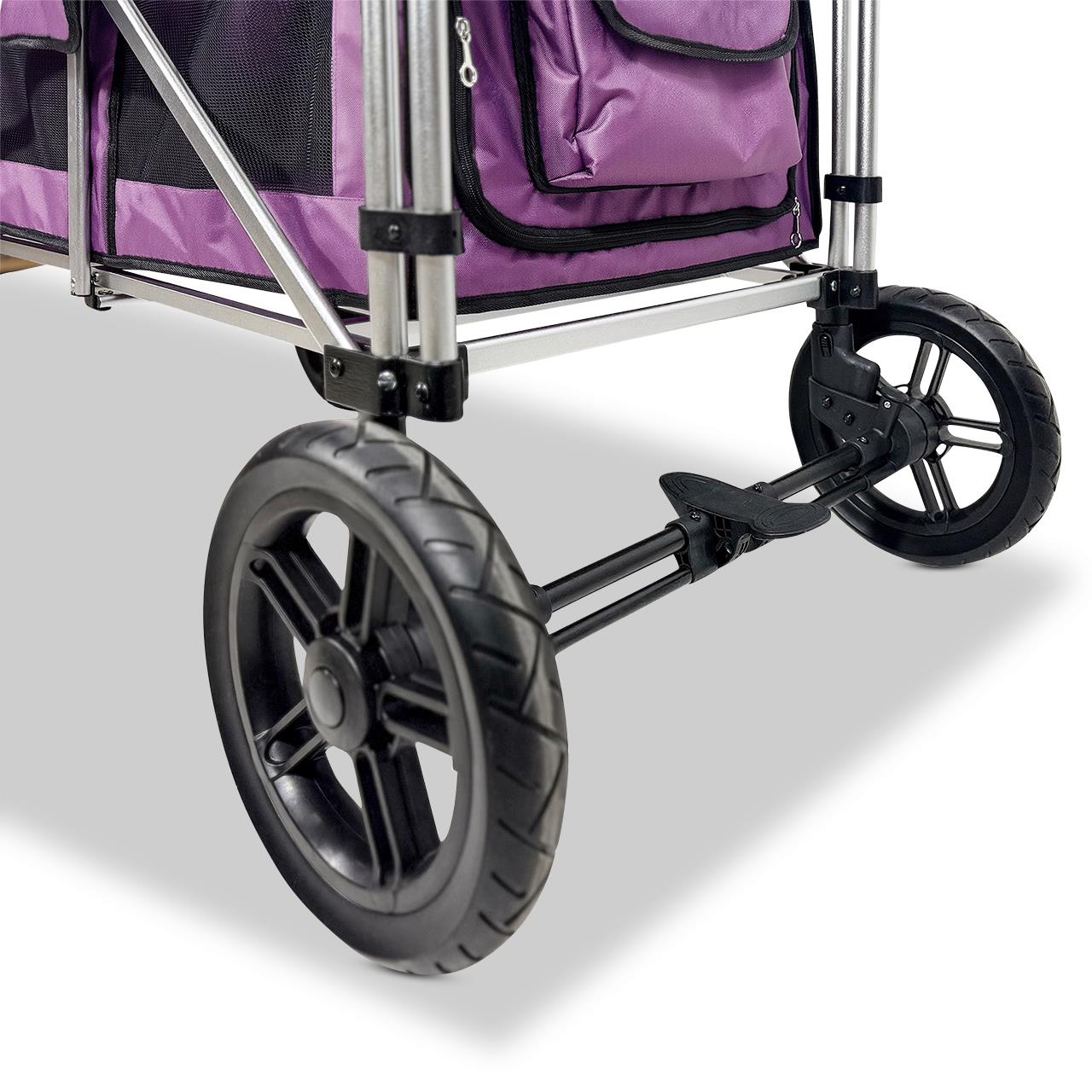 FUXLIFE Carro de mano Premium de 4 plazas FX-CTXL900