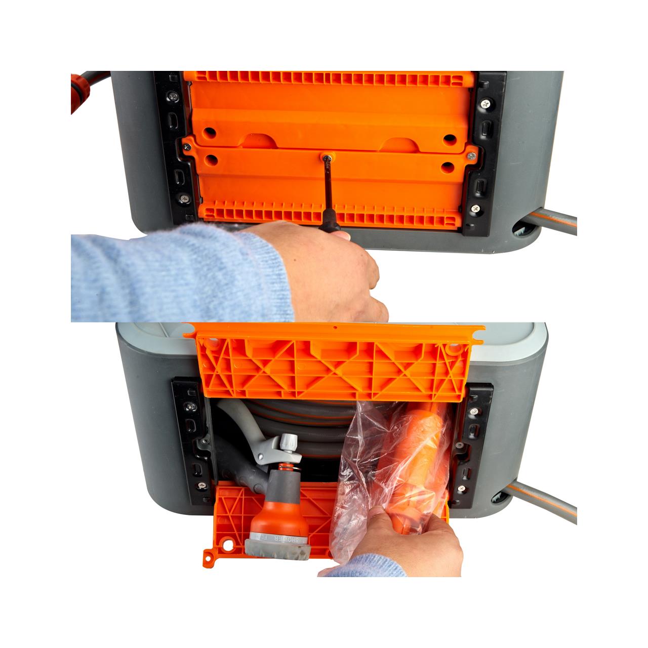 FUXTEC FX-CU20 Enrollador de mangueras automático