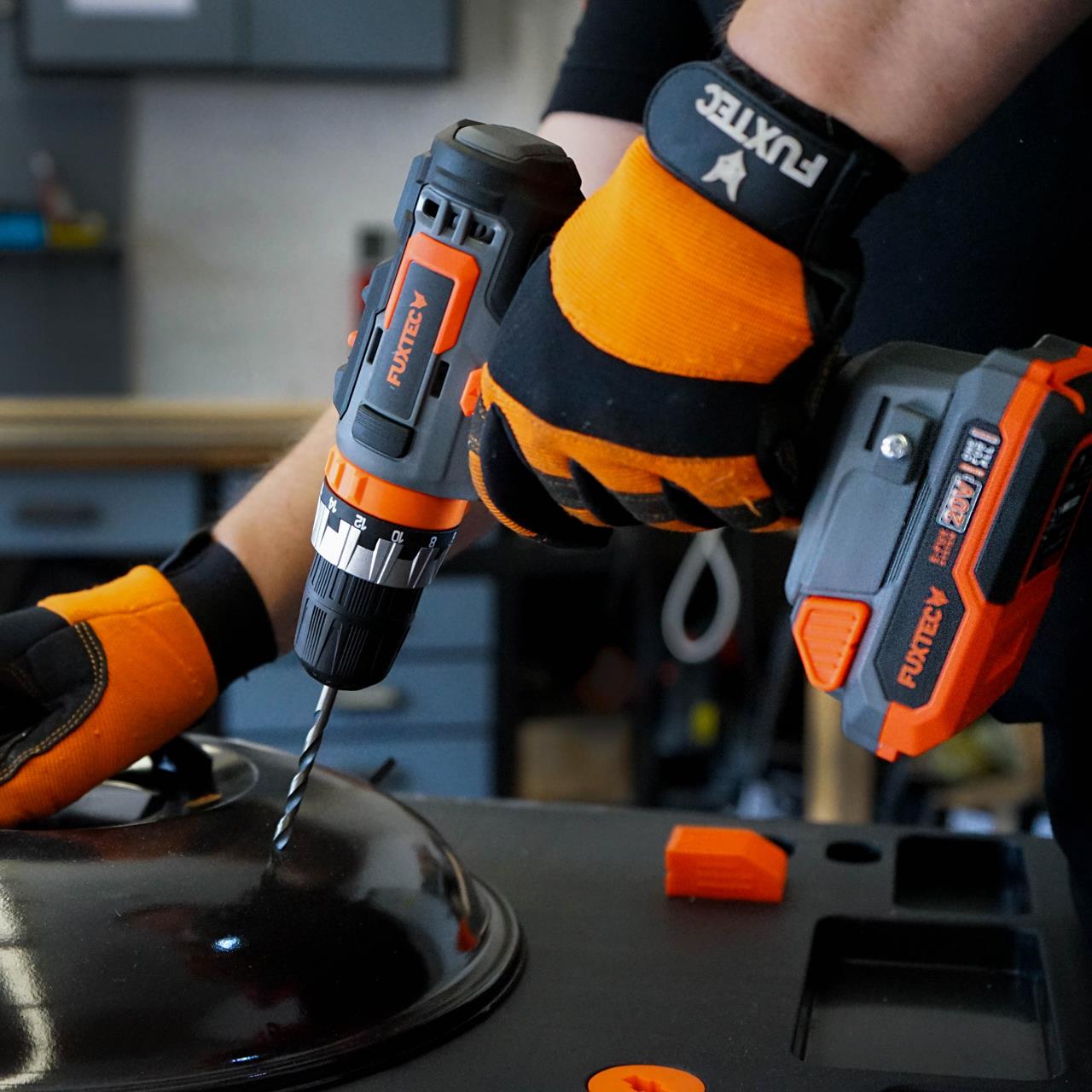 FUXTEC 20V Atornillador sin cable FX-E1BS20 sin batería, sin cargador