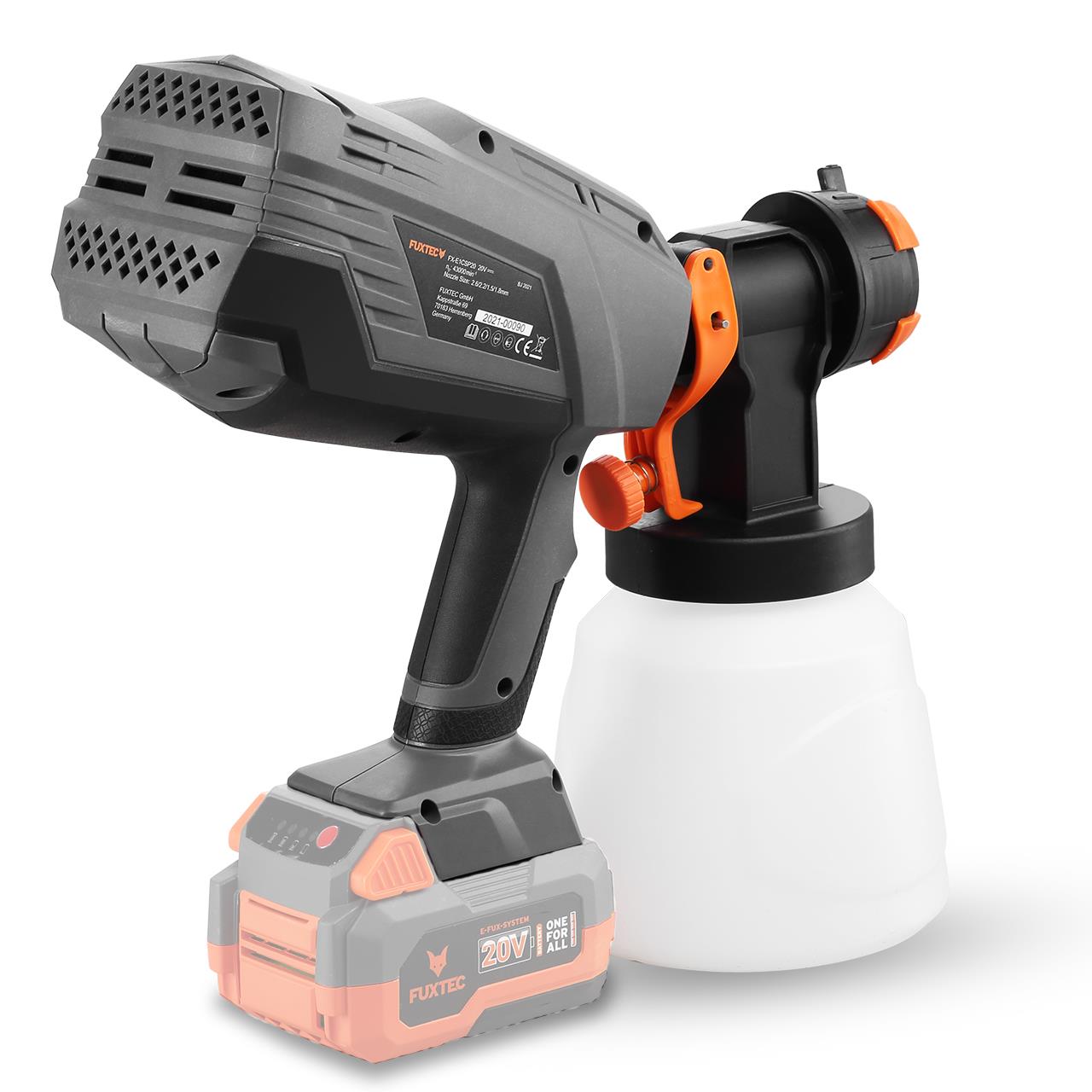 Pulverizador manual a batería FUXTEC 20V FX-E1CSP20 sin batería, sin cargador