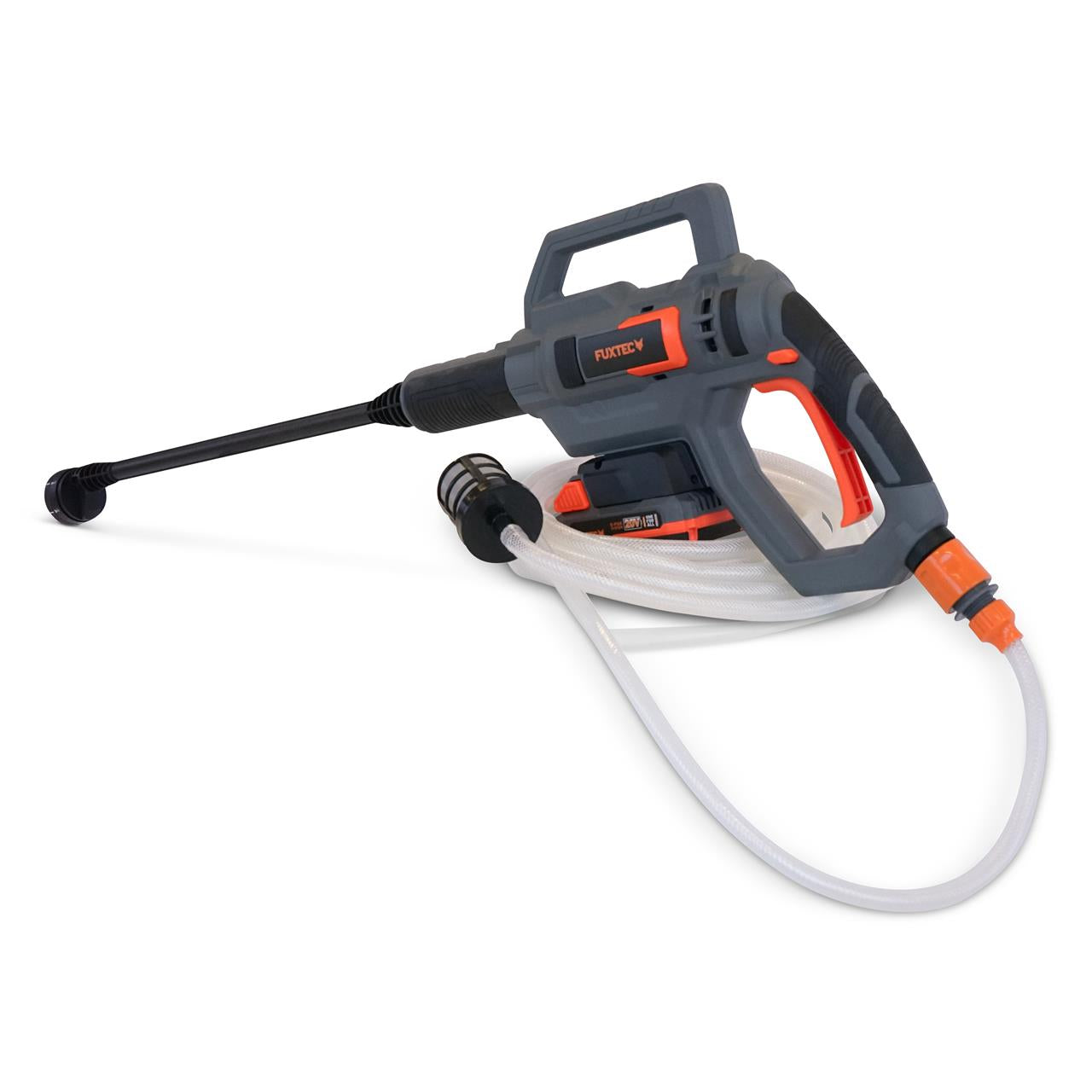 Bild 1 FUXTEC 20V Akku Hochdruckreiniger FX-E1HDR20 SET mit 1 x Akku 2Ah, 1 x Ladegerät 1A
