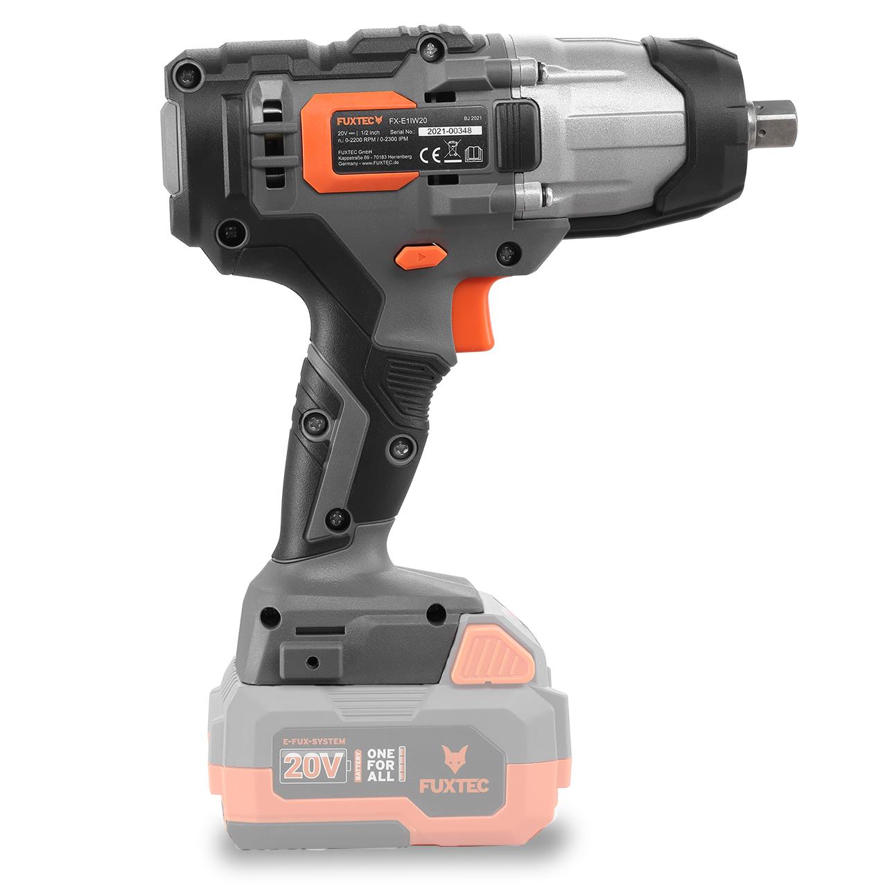 FUXTEC 20V Llave de Impacto a Batería FX-E1IW20 sin batería, sin cargador