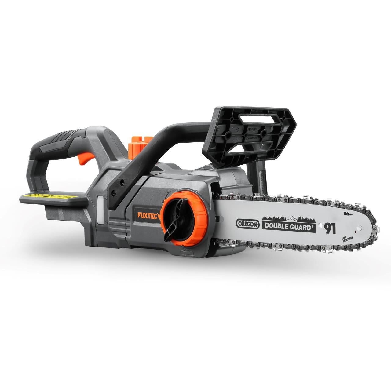 Motosierra a batería de 20V FUXTEC FX-E1KS20 sin batería y sin cargador.