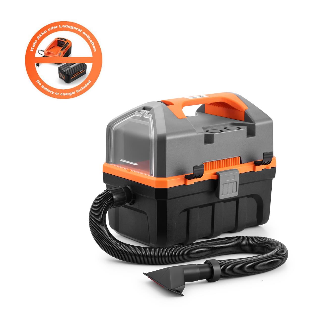 FUXTEC aspirador en seco y húmedo sin batería, sin cargador FX-E1VC20