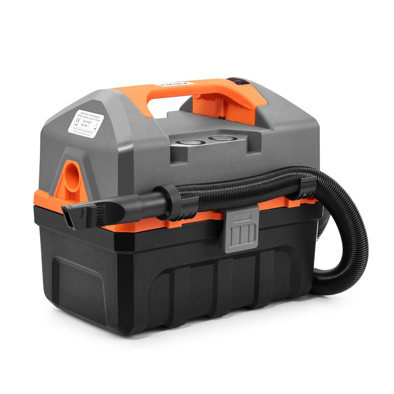 FUXTEC aspirador en seco y húmedo sin batería, sin cargador FX-E1VC20