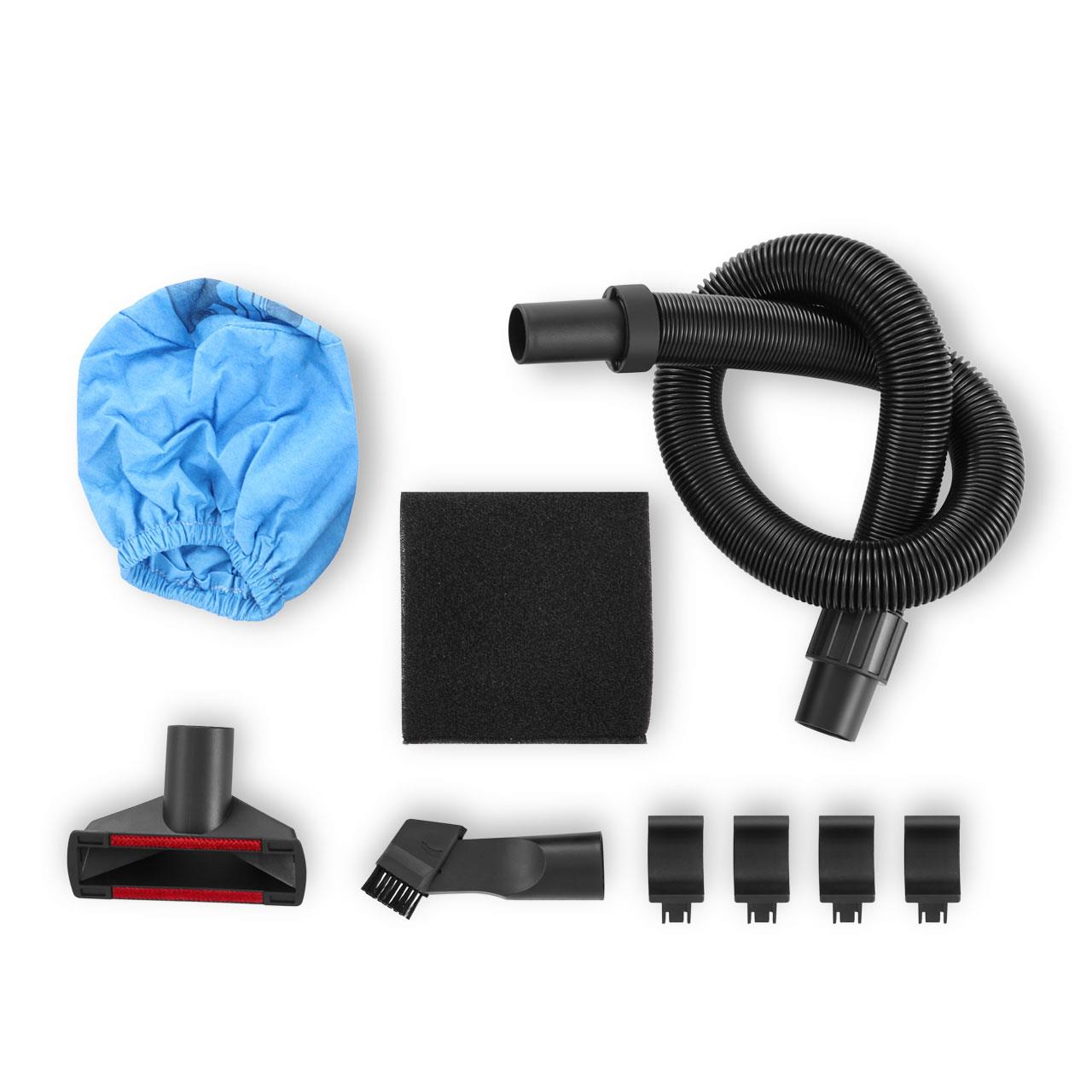 FUXTEC aspiradora en seco/húmedo sin cable SET FX-E1VC20SET