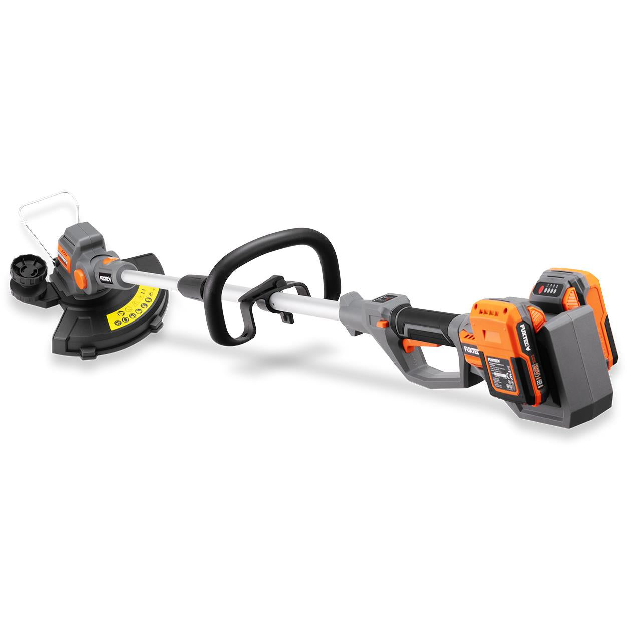 Cortabordes a batería FX-E2RTSET, con 2 baterías de 2 Ah y 1 cargador doble de 2,4 A