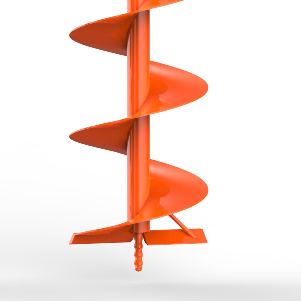 FUXTEC FX-EB152 Taladro de Tierra Ahoyador, 3CV, 52CC - con 3 Brocas de 100/150/200mm