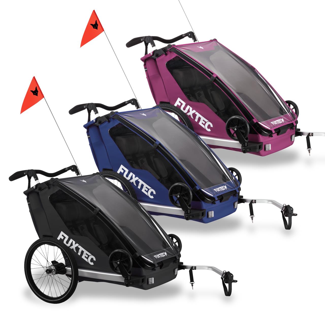 Remolque para Bicicleta Deportivo Fuxtec