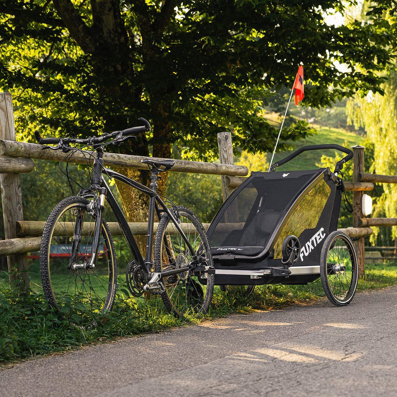 FUXTEC FX-FA1 remolque para bicicleta/jogger con rueda jogger