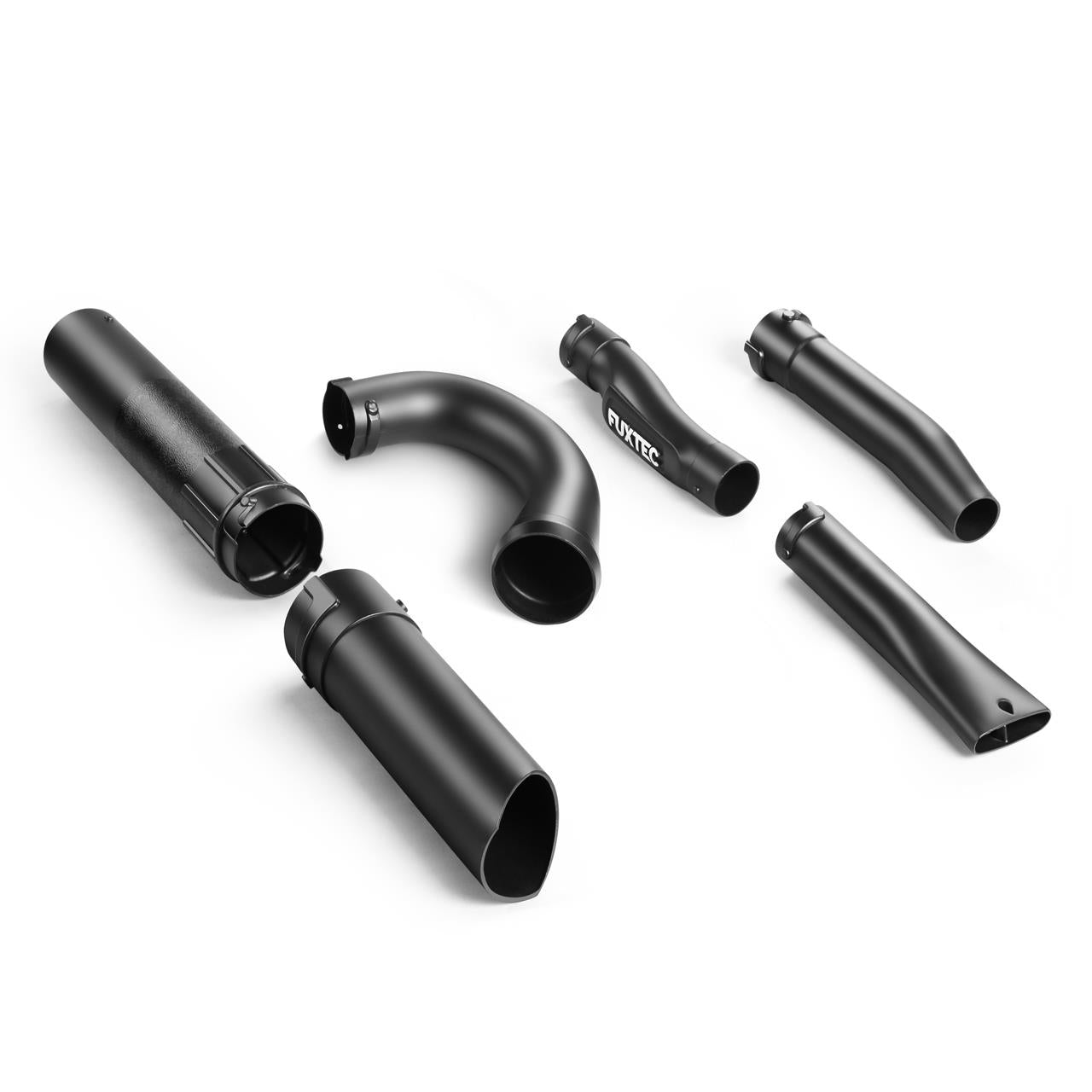 FUXTEC FX-LBS126 4 en 1: aspirador de hojas, soplador de hojas, triturador de hojas, incluye dos tubos sopladores.