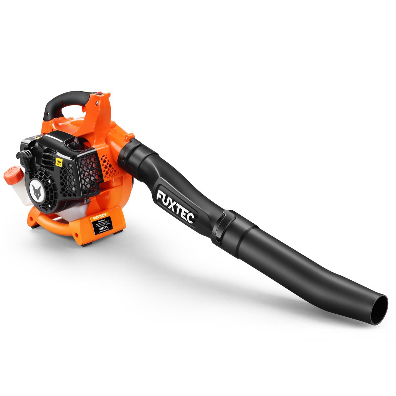 FUXTEC FX-LBS126 4 en 1: aspirador de hojas, soplador de hojas, triturador de hojas, incluye dos tubos sopladores.