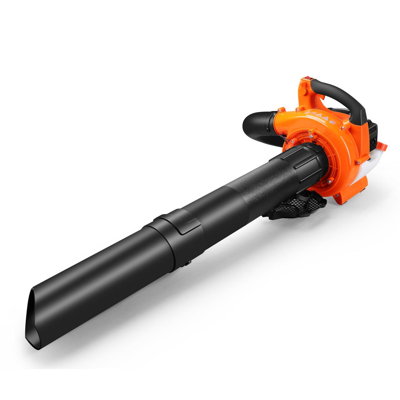 FUXTEC FX-LBS126 4 en 1: aspirador de hojas, soplador de hojas, triturador de hojas, incluye dos tubos sopladores.