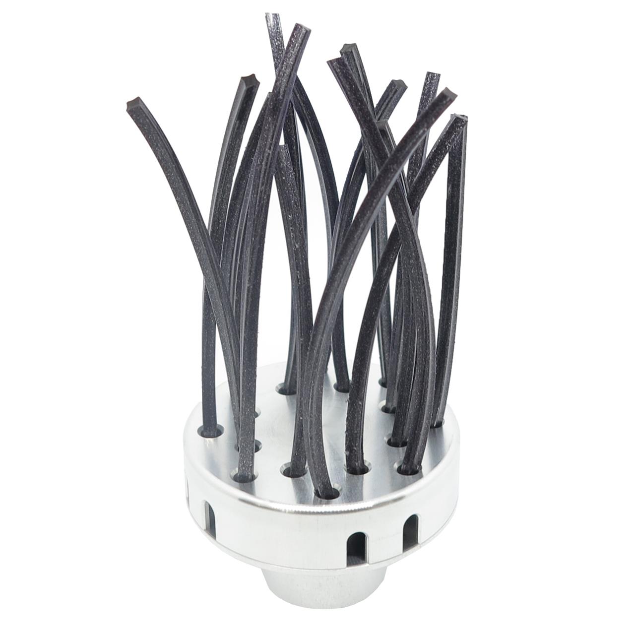 Cabezal de cepillo para maleza con función de cabezal de hilo de 8 mm para desbrozadoras