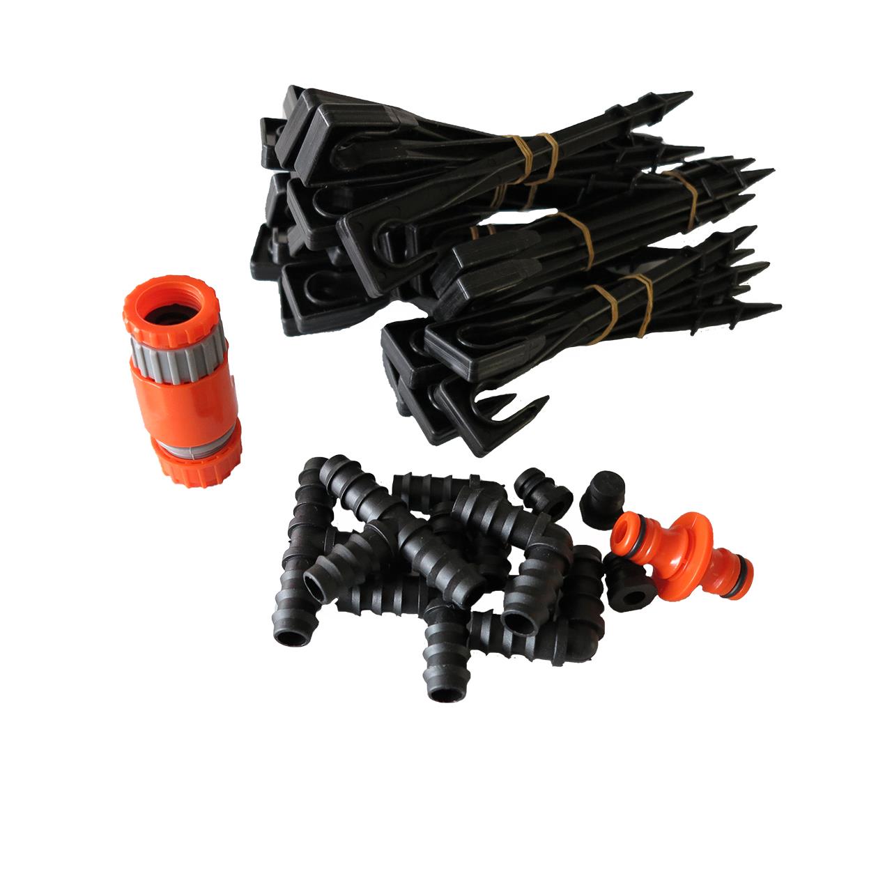 Juego de accesorios para manguera de cordón de 15 m, 30 m y 50 m