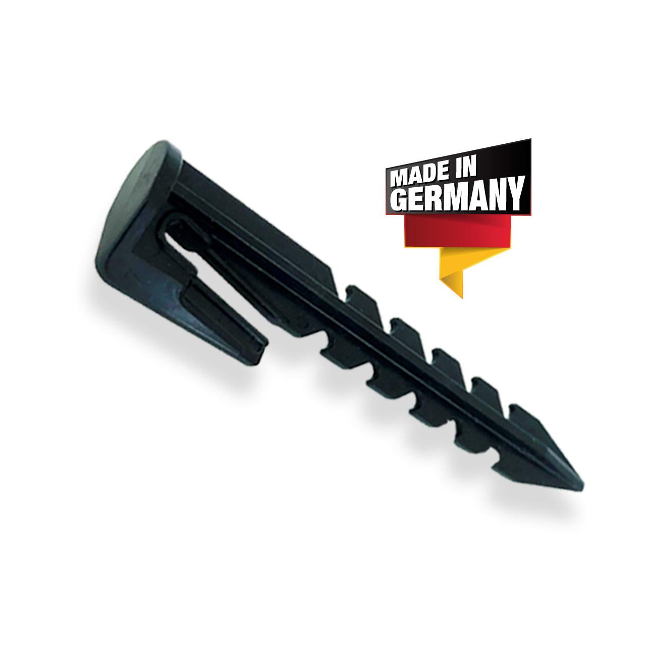 Cable delimitador 100m + 100 piquetes de tierra para robot cortacésped - Made in Germany