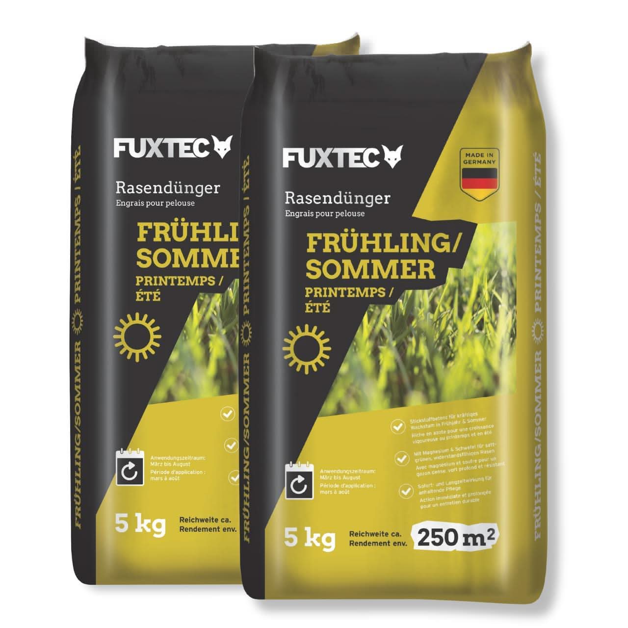 Abono para césped FUXTEC primavera/verano FX-RDFS 10 kg para 500 m2