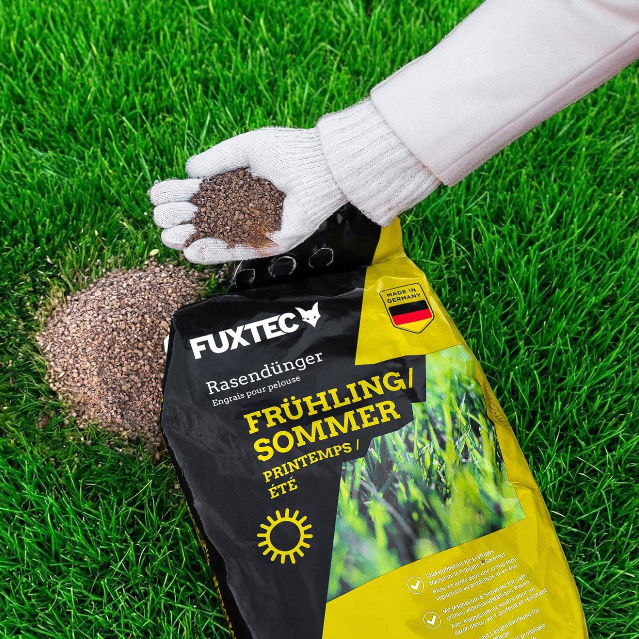 Abono para césped FUXTEC primavera/verano FX-RDFS 10 kg para 500 m2