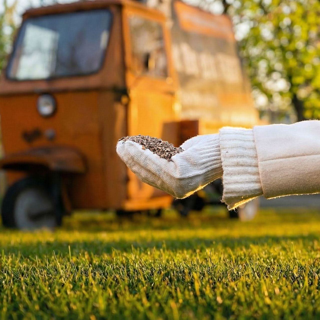 Abono para césped FUXTEC primavera/verano FX-RDFS 10 kg para 500 m2