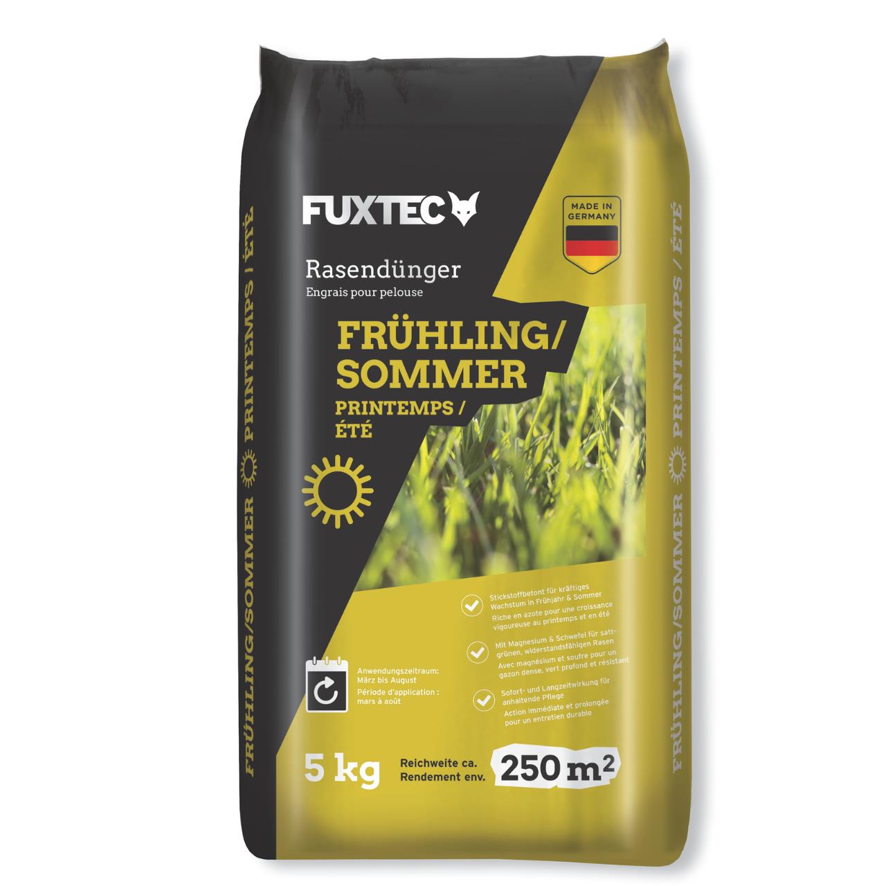 Abono para césped FUXTEC primavera/verano FX-RDFS 5 kg para 250 m2