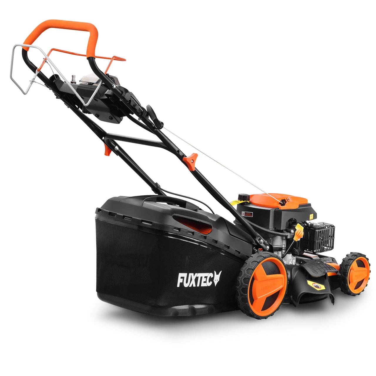 FUXTEC FX-RM5196eS cortacésped de gasolina autopropulsado 4en1