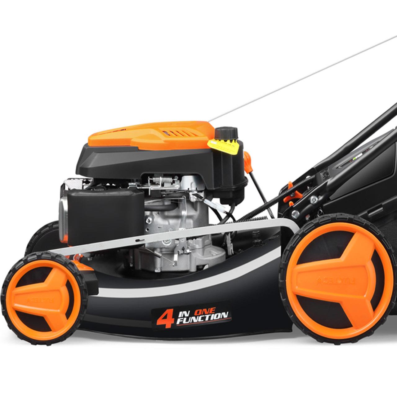 FUXTEC FX-RM5196eS cortacésped de gasolina autopropulsado 4en1