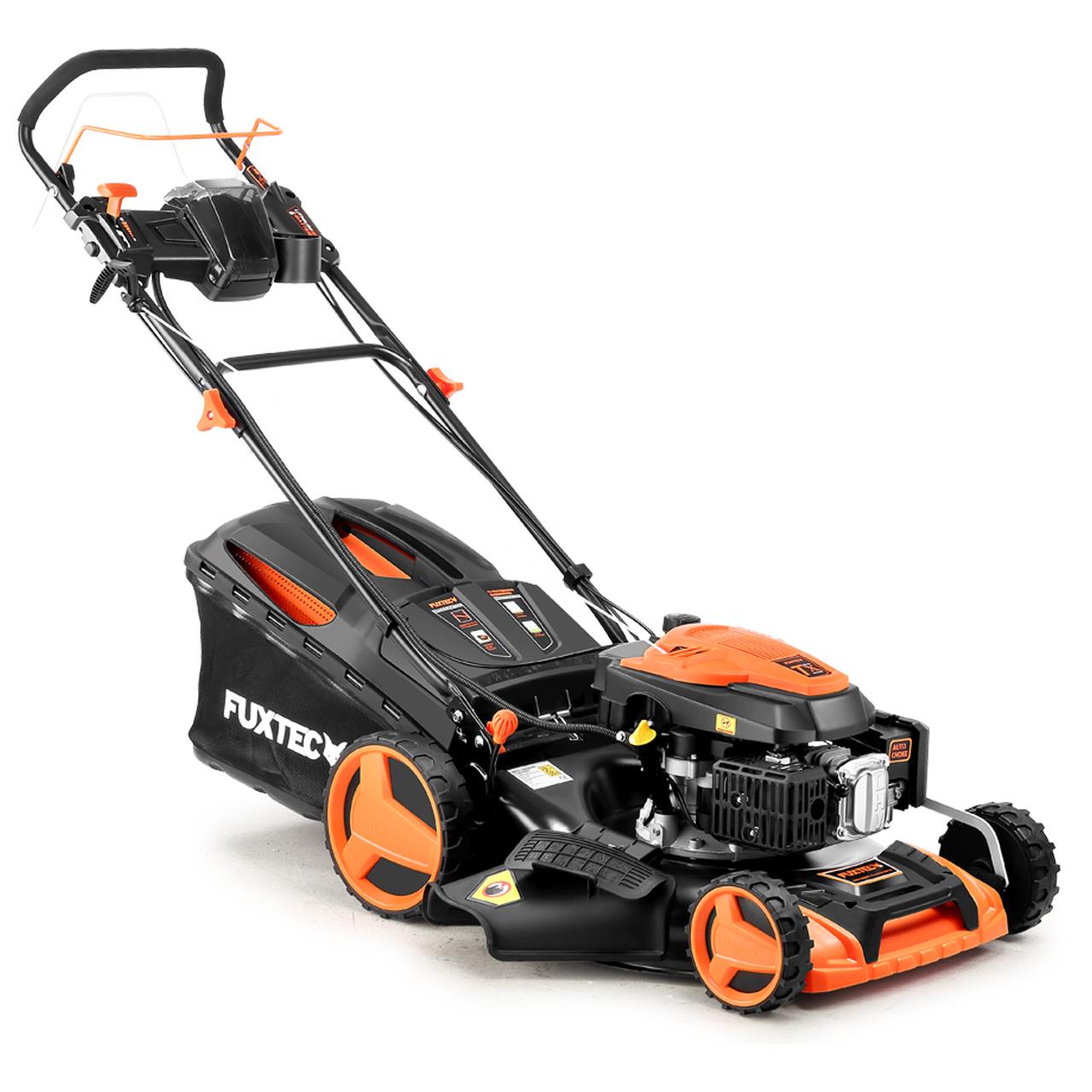 Cortacésped de gasolina FX-RM5196eS-PRO con E-start y transmisión autopropulsada regulable
