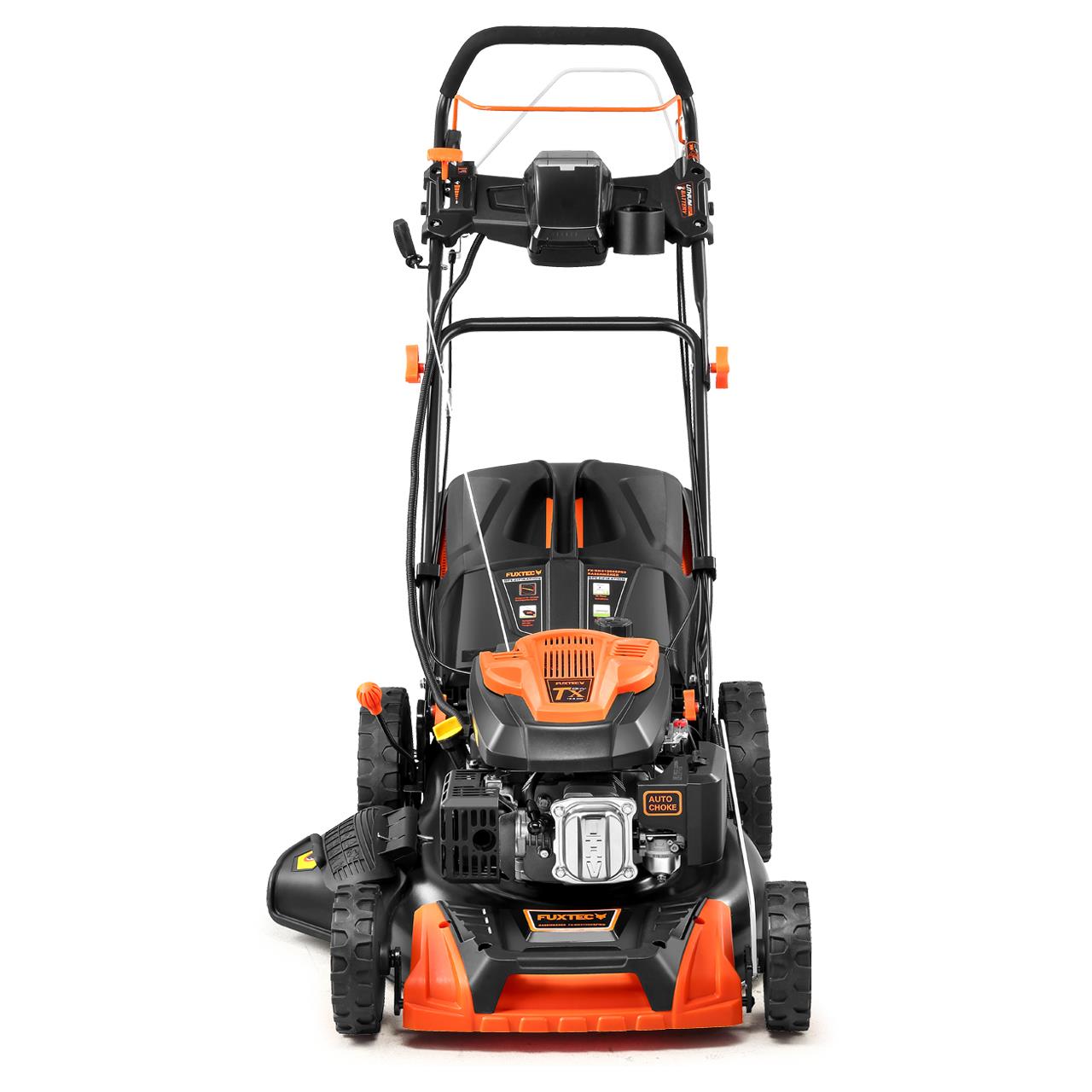 Cortacésped de gasolina FX-RM5196eS-PRO con E-start y transmisión autopropulsada regulable