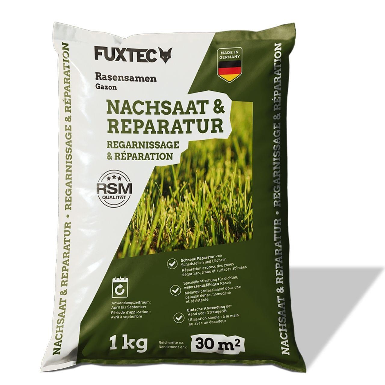 Semillas de césped FUXTEC FX-RSNR1 resiembra y reparación
