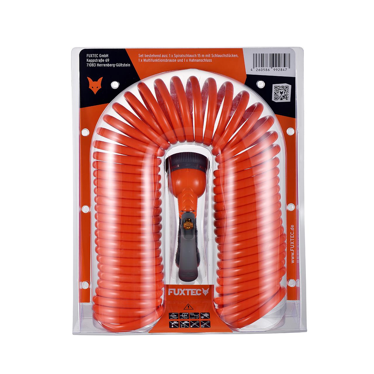 FUXTEC Juego de mangueras en espiral FX-SPS1