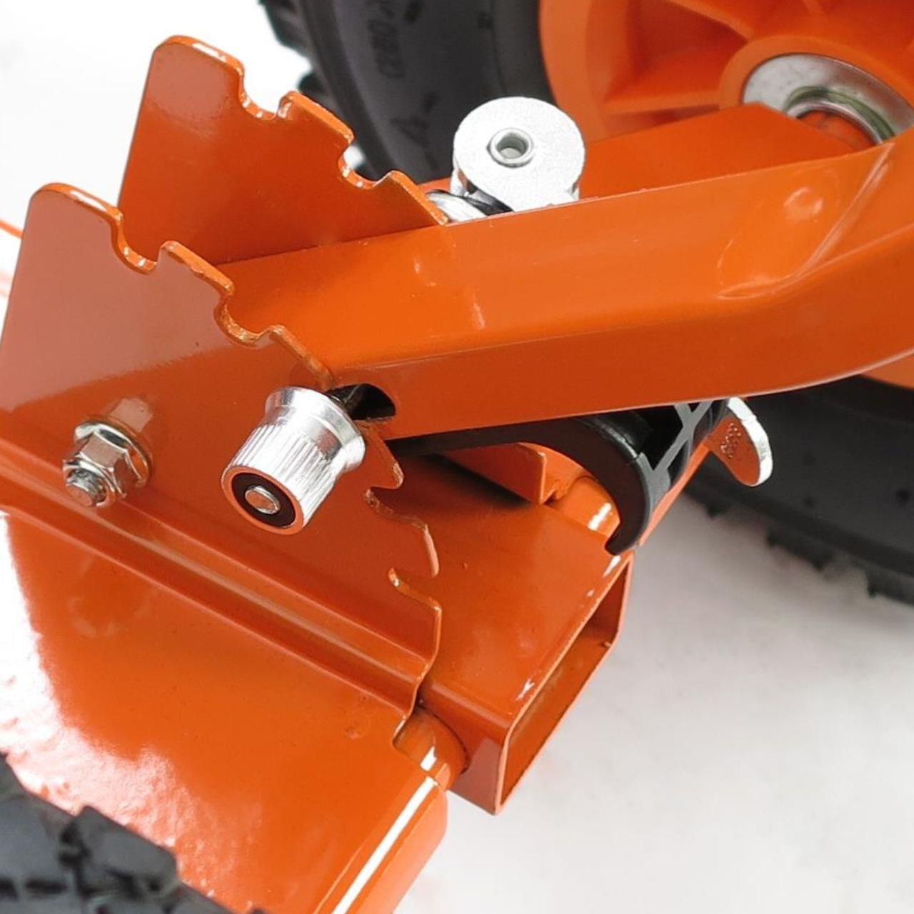 Bild 1 FUXTEC Schneeschaufel mit Räder Schneeschieber