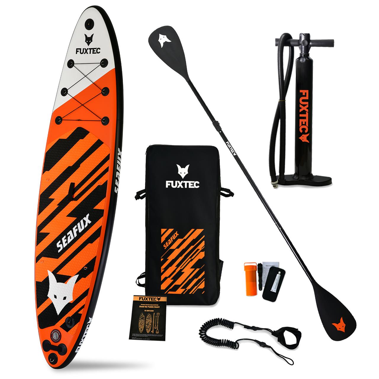 FUXTEC Tabla de Stand Up Paddle Hinchable SUP320D1 320 x 81 x 15 cm