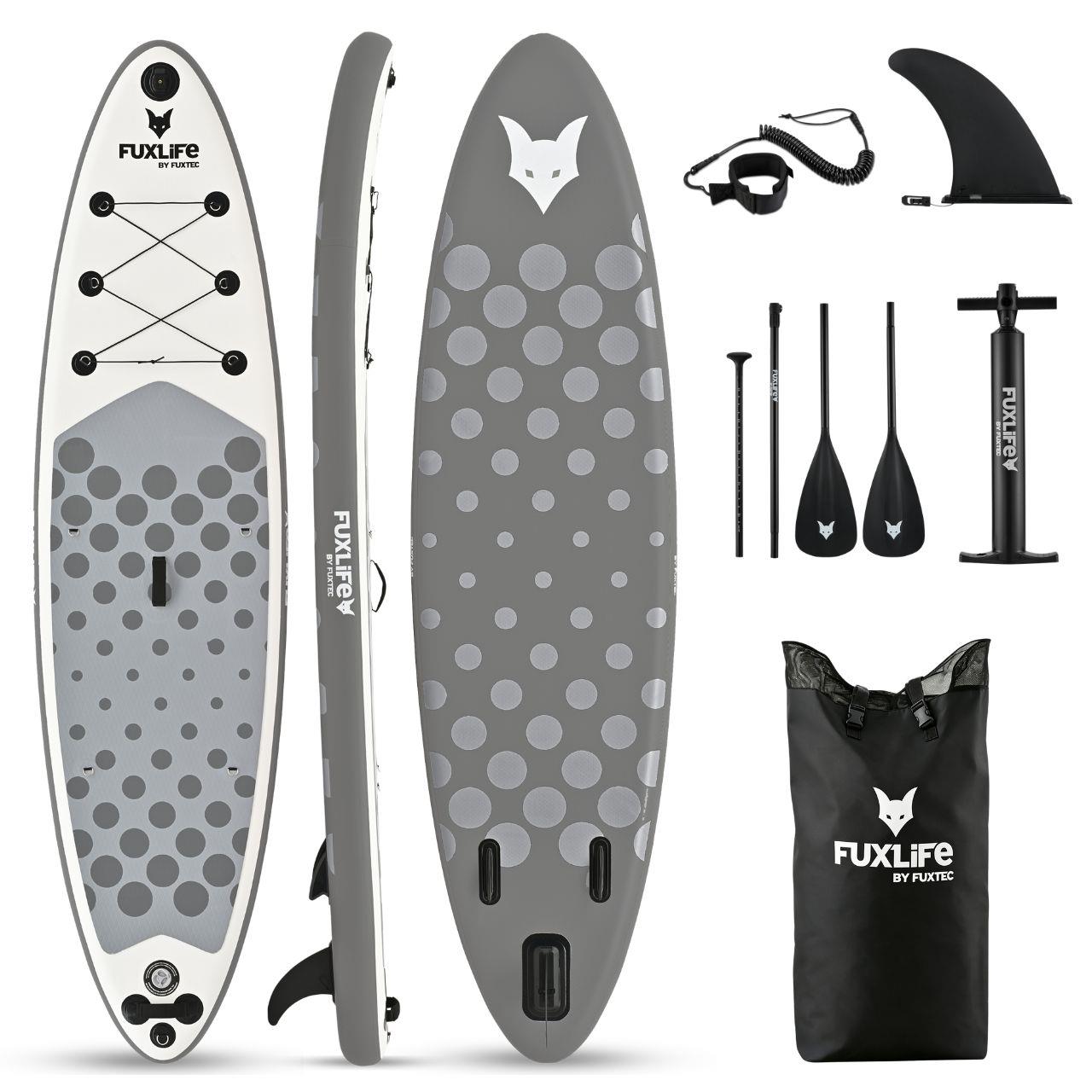 Bild 1 FUXLIFE Stand Up Paddle Board FX-SUP320eco grau