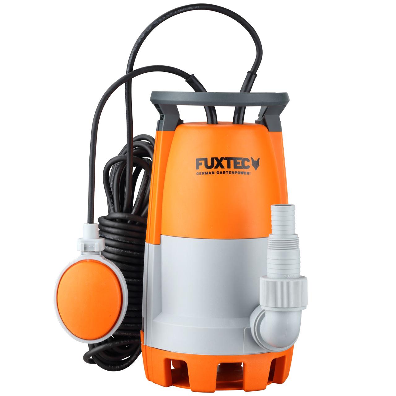 Bomba sumergible de aguas residuales FUXTEC FX-TP1350 350 watts, máx. 7500 l/h
