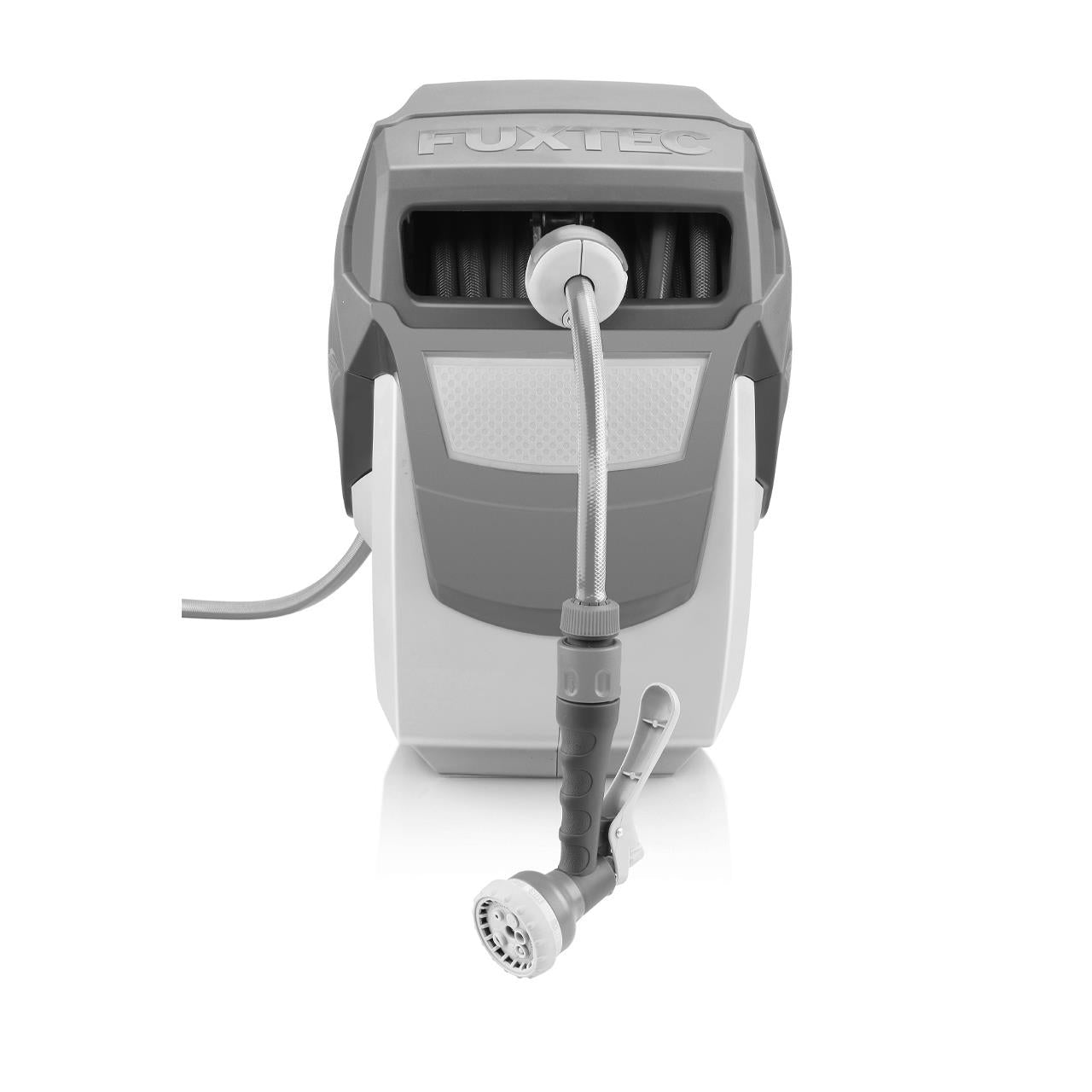Bild 1 FUXTEC Wasserschlauchaufroller 30m rund FX-WSA30G Grau