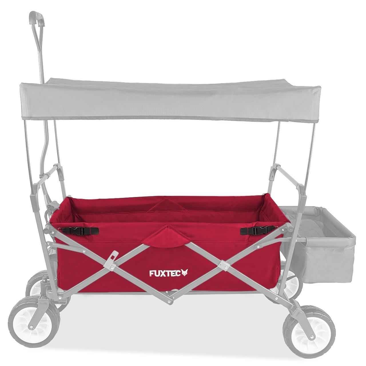 Funda de tela para asiento de Bollerwagen CT-350 en rojo