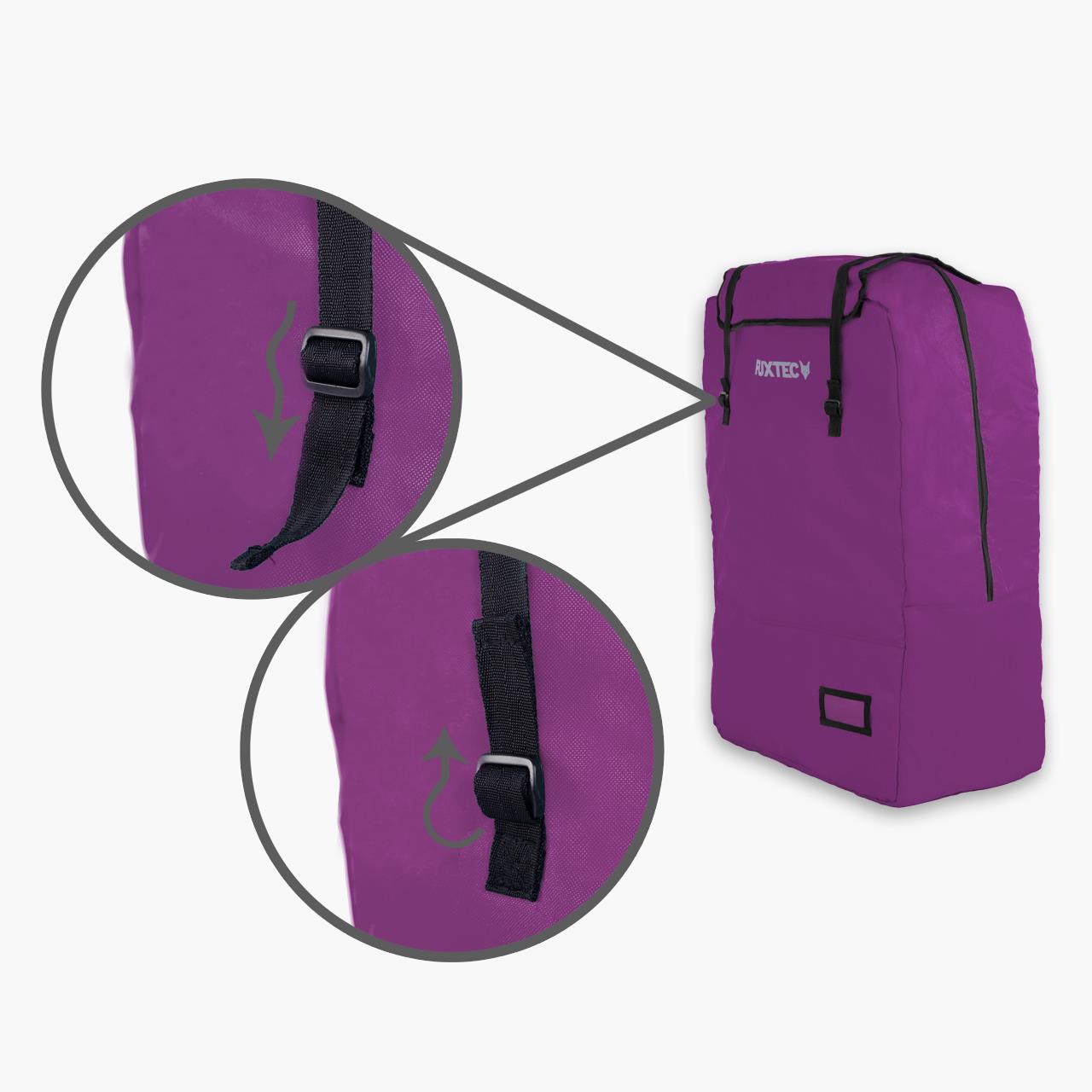 Bolsa de transporte y viaje acolchada de FUXTEC FX-CT700 & FX-CT800 Morado