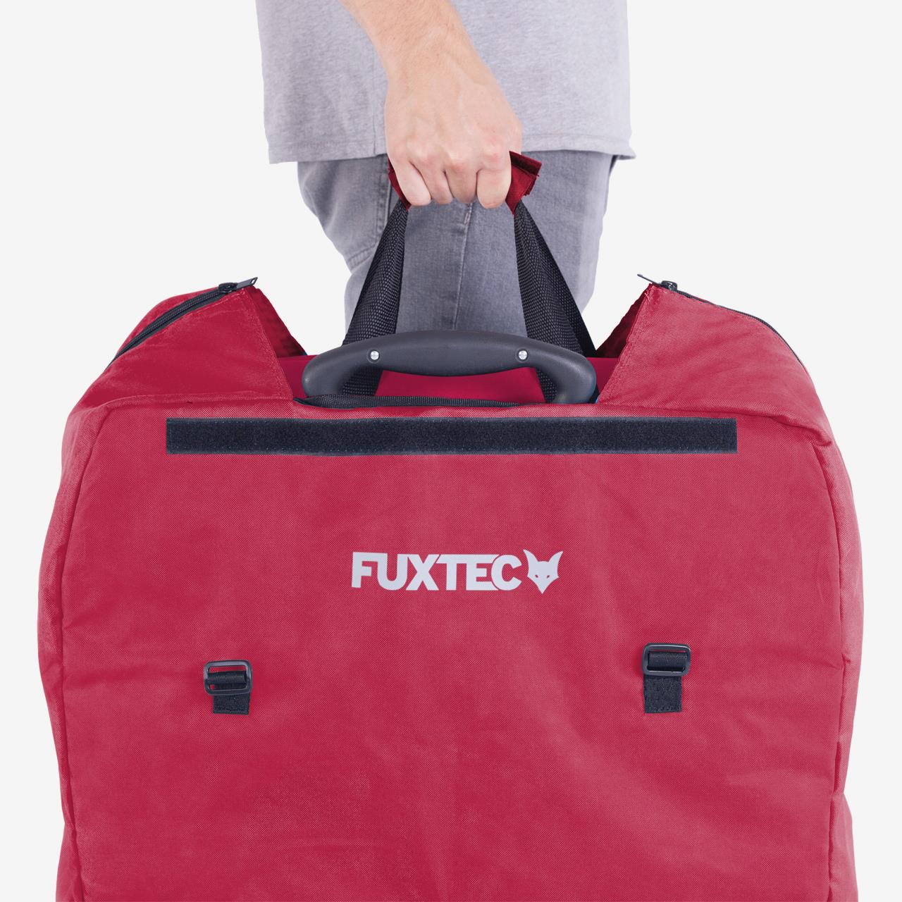 Bolsa de transporte y viaje acolchada de FUXTEC FX-CT700 & FX-CT800 rojo
