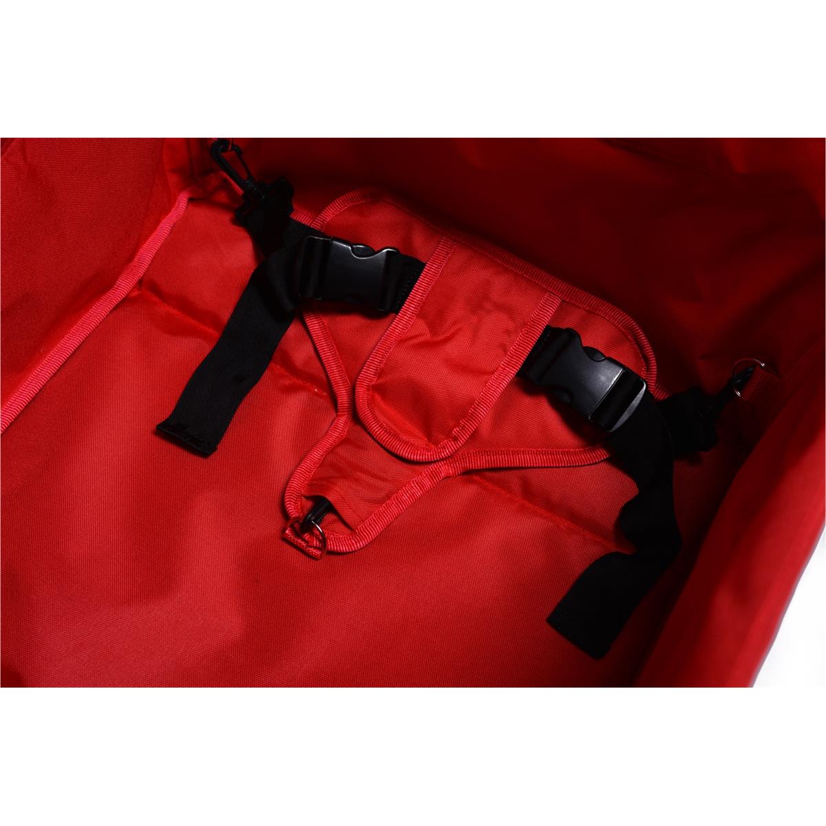 Arnes de tres puntos Rojo