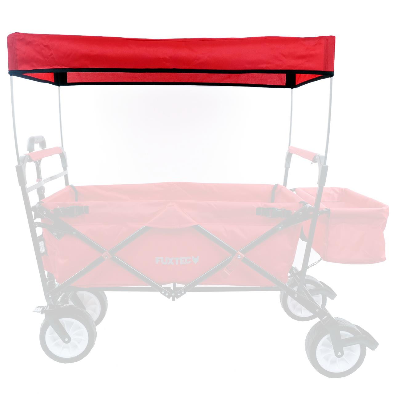 Toldo solar FUXTEC Bollerwagen ROJO