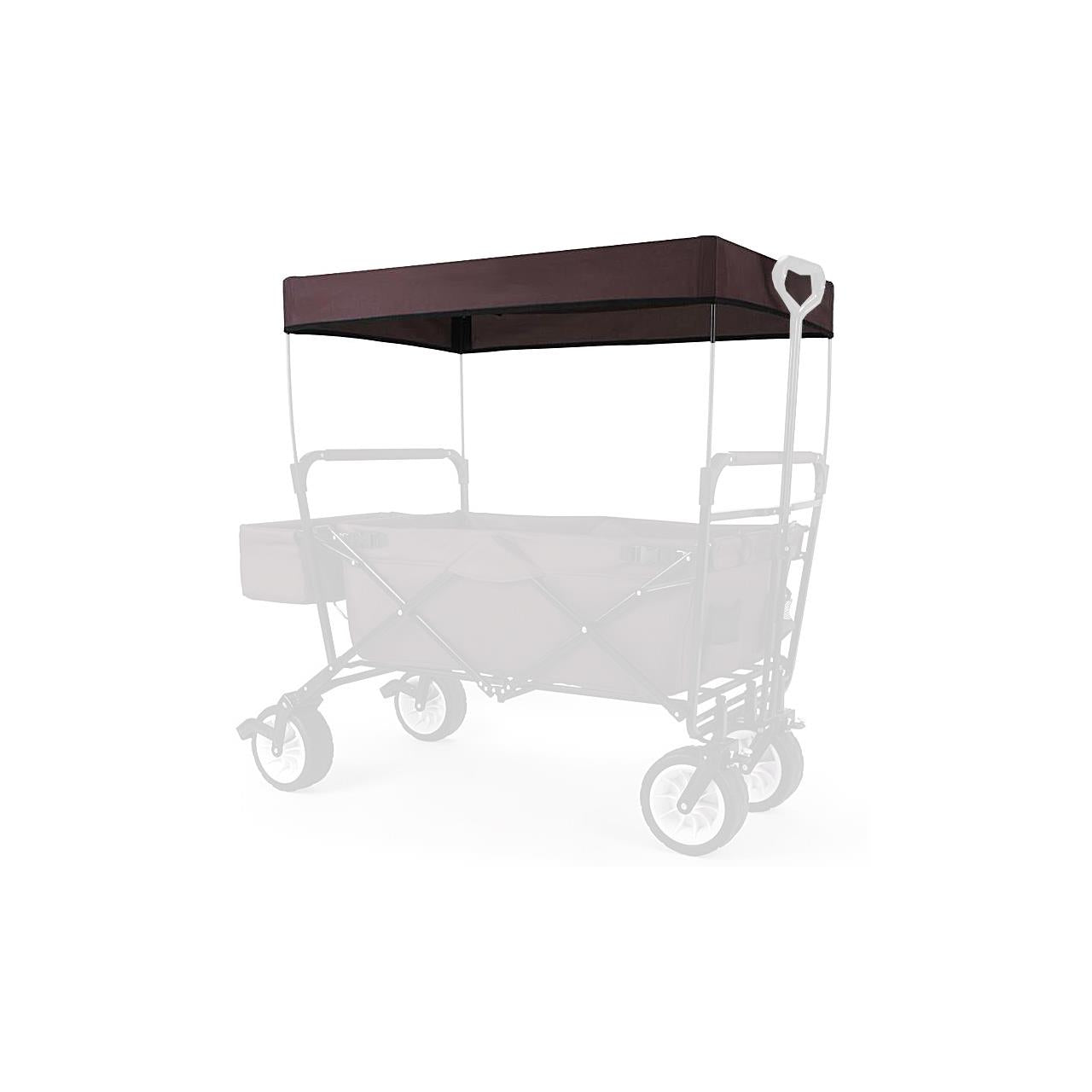 Toldo solar FUXTEC Bollerwagen MARRON