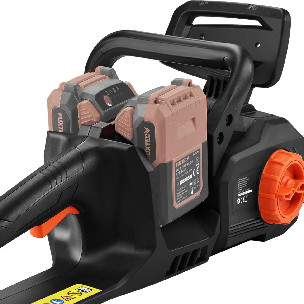 Motosierra a batería sin cable 2x20V FUXTEC FX-E2KS sin batería ni cargador